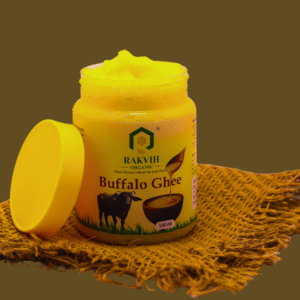 Rakvih Organic Buffalo Ghee (500ml) – Infused with Ayurvedic Goodness